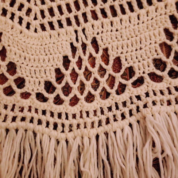 Hooded Crochet Shawl - Picture 2 of 4
